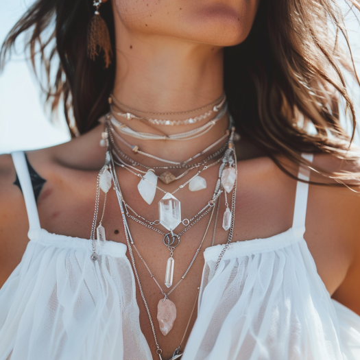 Best crystal necklace store